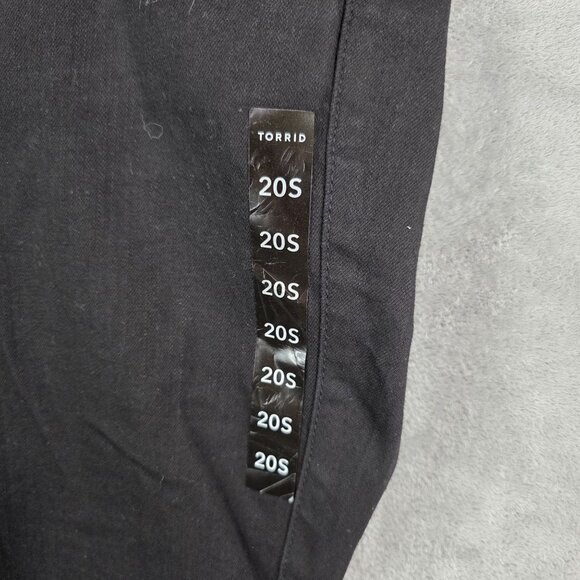 Womens Torrid Black Bombshell Skinny Premium Stretch Jeans Cotton Blend Size 20S - Picture 3 of 11